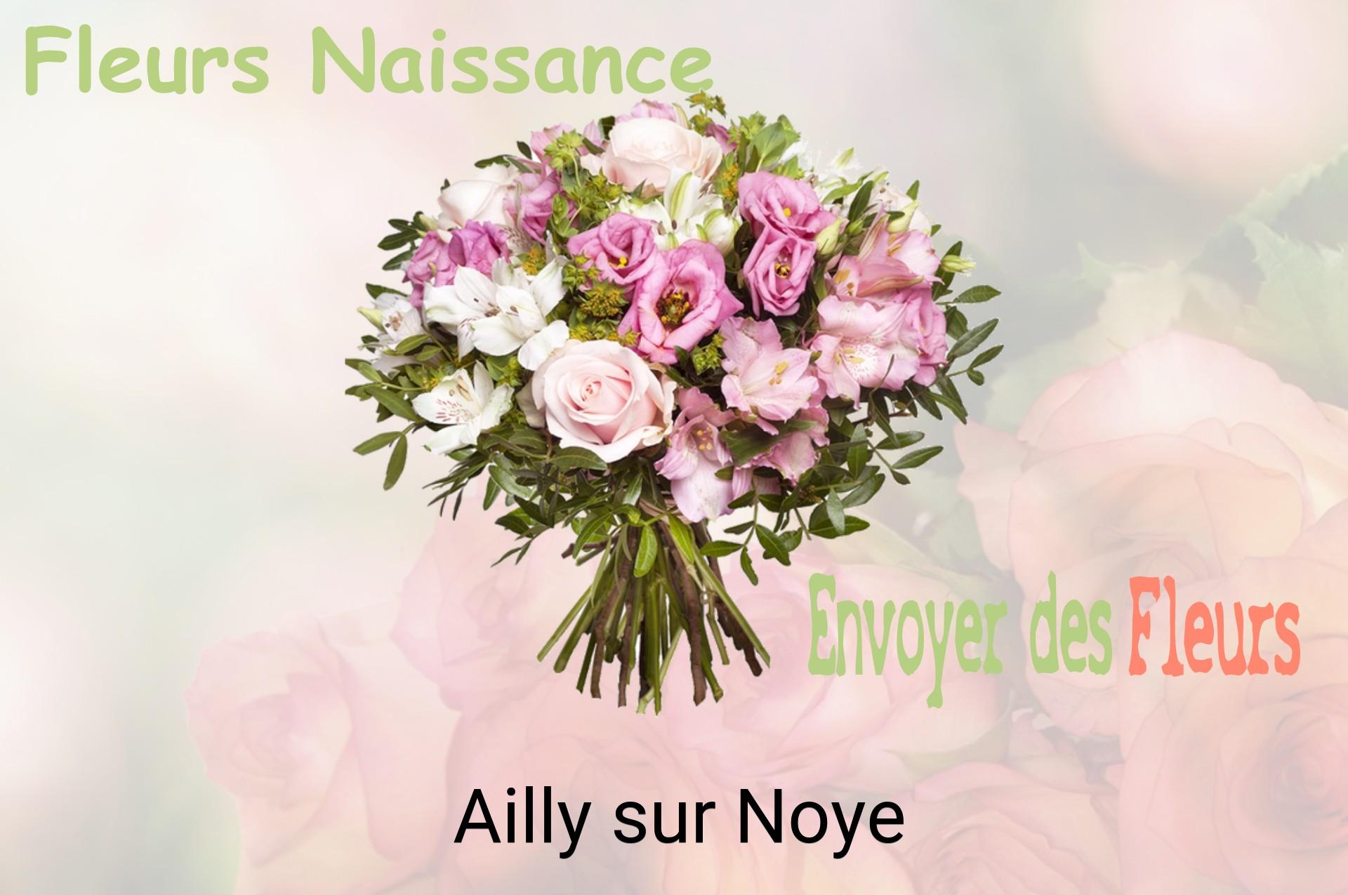 Bouquet de fleurs de naissance livré à Ailly-sur-Noye